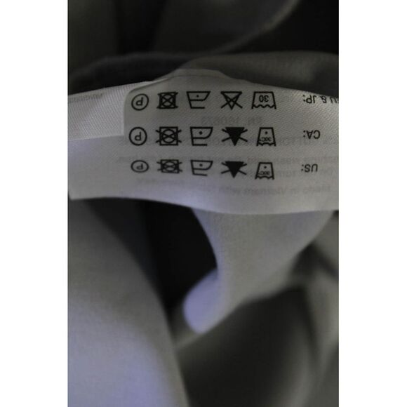 MM. La Fleur Womens Side Zipped Flat Front Buttoned Tapered Pants Gray Size 4 - Picture 7 of 7